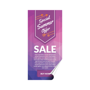 Adesivo Promocional 0,8 Vinil Branco  4x0 Brilho / Fosco  